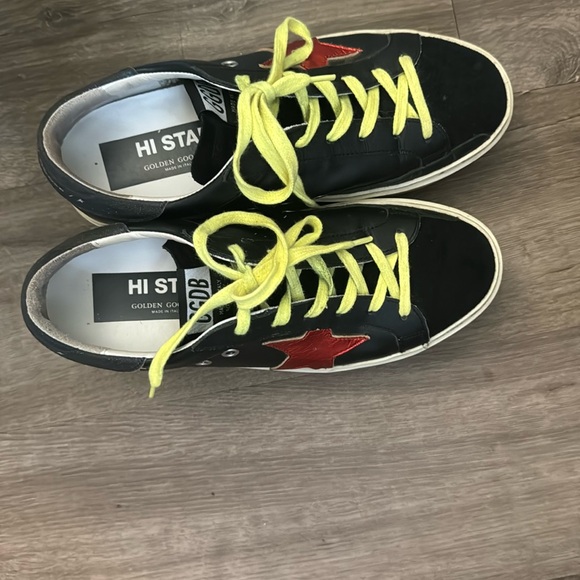 Golden Goose Black and Red Sneakers - Picture 5 of 8